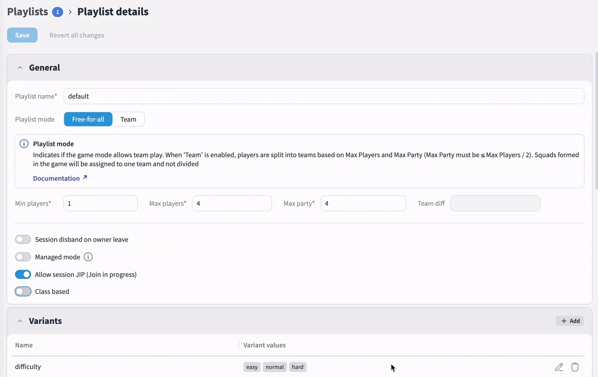 Class-based Search configuration on Developers Portal